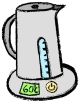 an electric kettle
