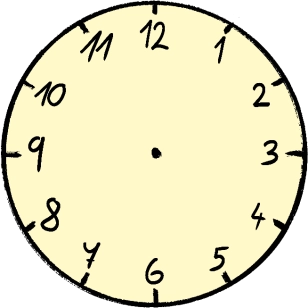 a clock face
