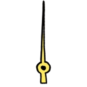 a clock hand